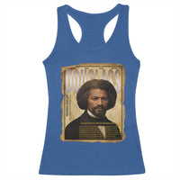 Frederick Douglass Historical Newspaper Racerback Tank Top The Sage Of Cedar Hill - Wonder Print Shop