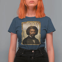 Frederick Douglass Historical Newspaper T Shirt For Women The Sage Of Cedar Hill - Wonder Print Shop