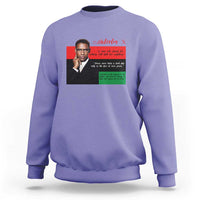 Motivational Malcolm X Quote Sweatshirt Black History Month Gift - Wonder Print Shop