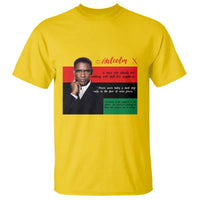 Motivational Malcolm X Quote T Shirt Black History Month Gift - Wonder Print Shop