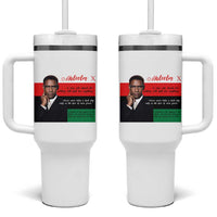 Motivational Malcolm X Quote Tumbler With Handle Black History Month Gift - Wonder Print Shop