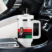 Motivational Malcolm X Quote Tumbler With Handle Black History Month Gift - Wonder Print Shop