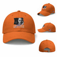Malcolm X Quote Baseball Cap A Man Who Stands For Nothing Will Fall
