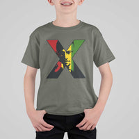 Malcolm X T Shirt For Kid African American Heritage Gift - Wonder Print Shop