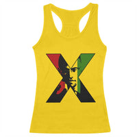 Malcolm X Racerback Tank Top African American Heritage Gift - Wonder Print Shop