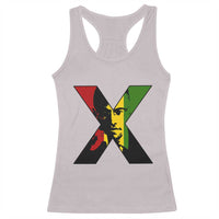 Malcolm X Racerback Tank Top African American Heritage Gift - Wonder Print Shop