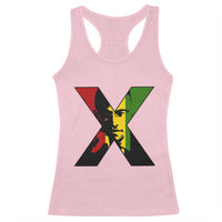 Malcolm X Racerback Tank Top African American Heritage Gift - Wonder Print Shop