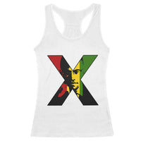 Malcolm X Racerback Tank Top African American Heritage Gift - Wonder Print Shop