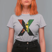 Malcolm X T Shirt For Women African American Heritage Gift - Wonder Print Shop