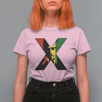 Malcolm X T Shirt For Women African American Heritage Gift - Wonder Print Shop