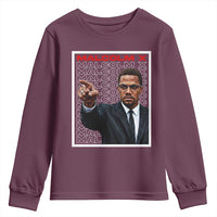 Malcolm X Legend Youth Sweatshirt African American Activist Legacy - Wonder Print Shop