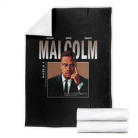 Black History Hero Malcolm X Throw Blanket Stumbling Is Not Falling TS12