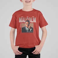 Black History Hero Malcolm X T Shirt For Kid Stumbling Is Not Falling TS12