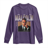 Black History Hero Malcolm X Long Sleeve Shirt Stumbling Is Not Falling TS12