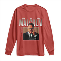 Black History Hero Malcolm X Long Sleeve Shirt Stumbling Is Not Falling TS12
