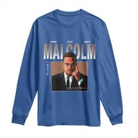 Black History Hero Malcolm X Long Sleeve Shirt Stumbling Is Not Falling TS12