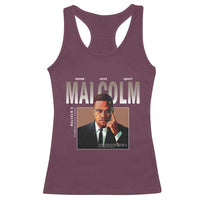 Black History Hero Malcolm X Racerback Tank Top Stumbling Is Not Falling TS12