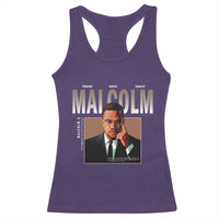 Black History Hero Malcolm X Racerback Tank Top Stumbling Is Not Falling TS12