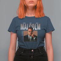 Black History Hero Malcolm X T Shirt For Women Stumbling Is Not Falling TS12