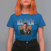 Black History Hero Malcolm X T Shirt For Women Stumbling Is Not Falling TS12