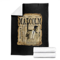 Malcolm X Historical Newspaper Throw Blanket Stumbling Is Not Falling Black History TS12