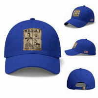 Malcolm X Baseball Cap Stumbling Is Not Falling Historical Poster