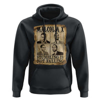 Malcolm X Hoodie Stumbling Is Not Falling Historical Poster TS12
