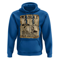 Malcolm X Hoodie Stumbling Is Not Falling Historical Poster TS12