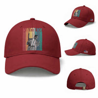 Malcolm X Baseball Cap Retro Portrait Black Empowerment Heritage Gift