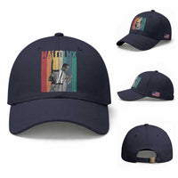 Malcolm X Baseball Cap Retro Portrait Black Empowerment Heritage Gift