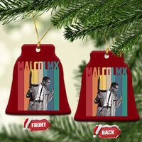 Malcolm X Ceramic Ornament Retro Portrait Black Empowerment Heritage Gift - Wonder Print Shop