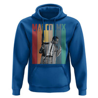 Malcolm X Hoodie Retro Portrait Black Empowerment Heritage Gift - Wonder Print Shop