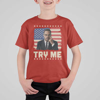 Malcolm X Try Me T Shirt For Kid African American Pride Gift - Wonder Print Shop
