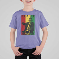 Fight Like Malcolm X T Shirt For Kid African American Pride Gift - Wonder Print Shop