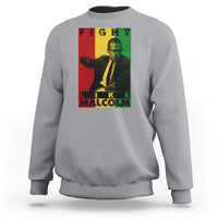 Fight Like Malcolm X Sweatshirt African American Pride Gift - Wonder Print Shop