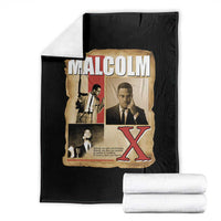 Malcolm X Quote Throw Blanket Nobody Can Give You Freedom Take It - Wonder Print Shop