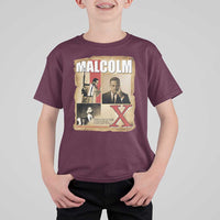 Malcolm X Quote T Shirt For Kid Nobody Can Give You Freedom Take It - Wonder Print Shop