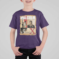 Malcolm X Quote T Shirt For Kid Nobody Can Give You Freedom Take It - Wonder Print Shop