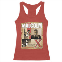 Malcolm X Quote Racerback Tank Top Nobody Can Give You Freedom Take It - Wonder Print Shop
