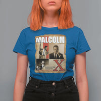 Malcolm X Quote T Shirt For Women Nobody Can Give You Freedom Take It - Wonder Print Shop