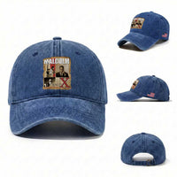 Malcolm X Quote Washed Cotton Baseball Cap Nobody Can Give You Freedom Take It