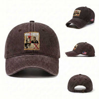 Malcolm X Quote Washed Cotton Baseball Cap Nobody Can Give You Freedom Take It