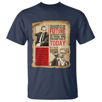 Education Is The Passport To The Future Malcolm X Wisdom T Shirt - Wonder Print Shop