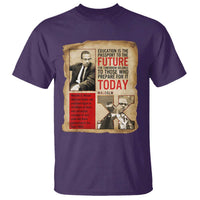 Education Is The Passport To The Future Malcolm X Wisdom T Shirt - Wonder Print Shop