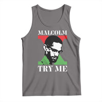 Malcolm X Try Me Tank Top American Civil Rights Leader Quote - Wonder Print Shop