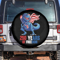 Funny Patriotic Dinosaur Spare Tire Cover 250 Years Of Freedom