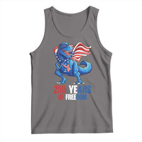 Funny Patriotic Dinosaur Tank Top 250 Years Of Freedom