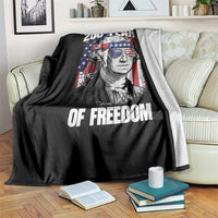 George Washington Founding Father Throw Blanket 250 Years Of Freedom