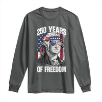 George Washington Founding Father Long Sleeve Shirt 250 Years Of Freedom