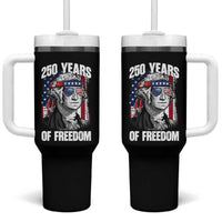 George Washington Founding Father Tumbler With Handle 250 Years Of Freedom